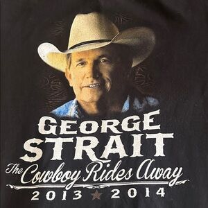 George Straight ‘The Cowboy Rides Away’ Concert T-shirt